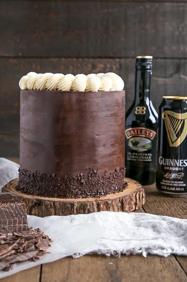 Baileys & Guinness Cake