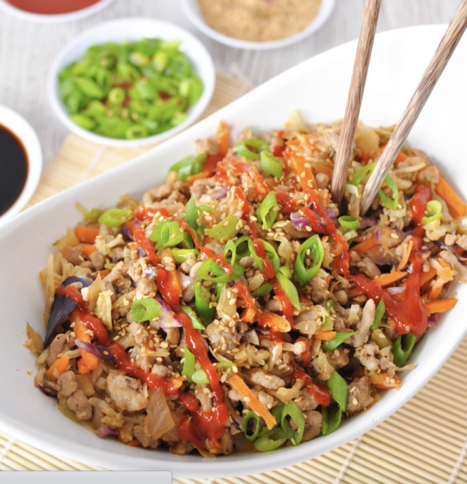 Keto Egg Roll in a Bowl