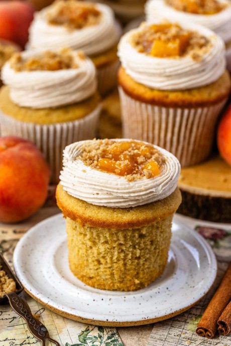 Peach Cupcakes