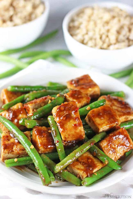Easy Green Bean & Tofu Stir Fry
