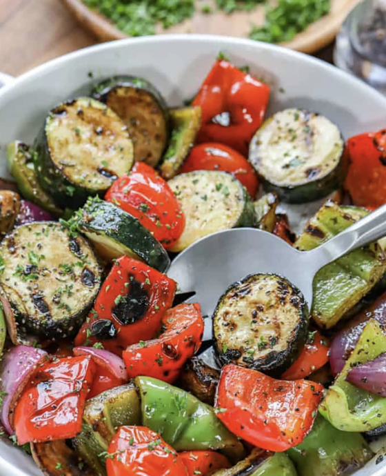 Grilled Vegetables with Balsamic Marinade