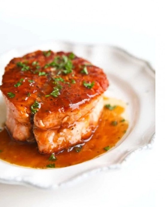 Seared Salmon with Magical Butter Sauce