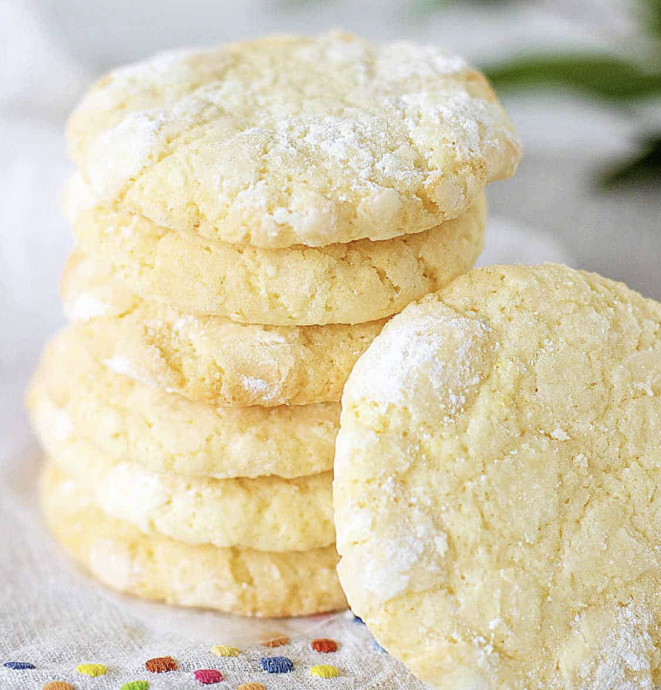 Lemon Crinkle Cookies