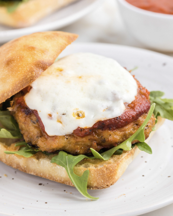 Chicken Parmesan Burgers