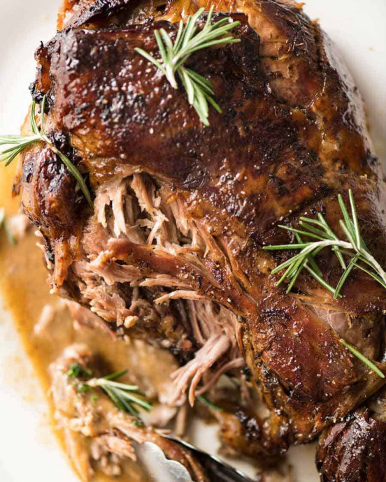 Slow Roast Leg of Lamb