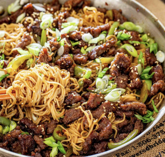 Mongolian Beef Noodles