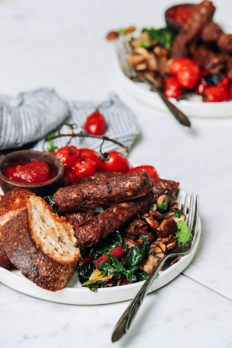 Easy Vegan Sausage Links