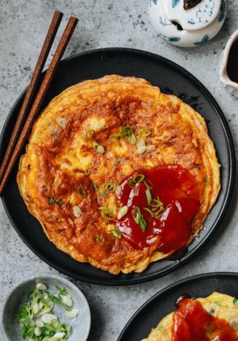 Oyster Omelet (蚝烙煎)