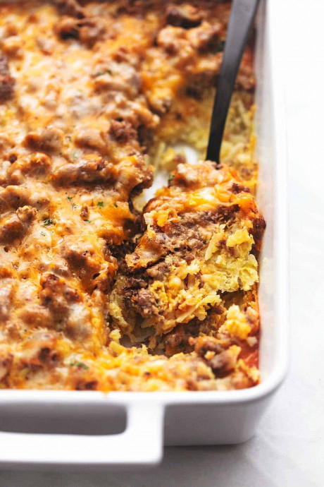 Homemade Sausage Breakfast Casserole Recipe