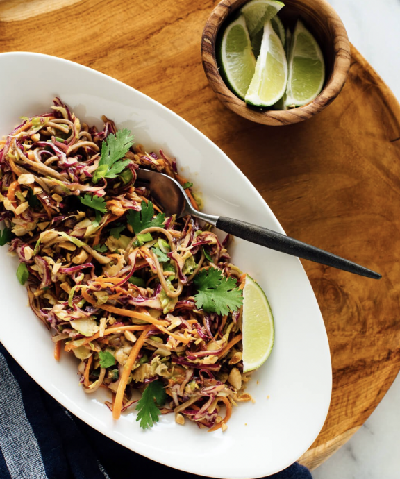 Peanut Slaw with Soba Noodles