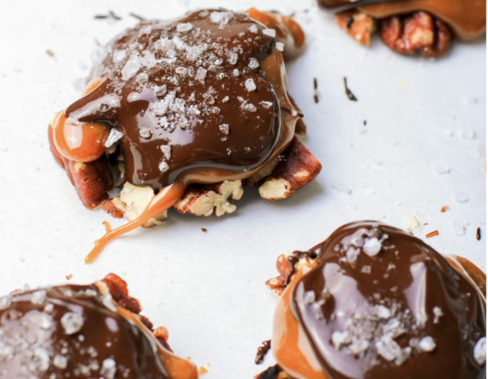 Homemade turtle candy recipe