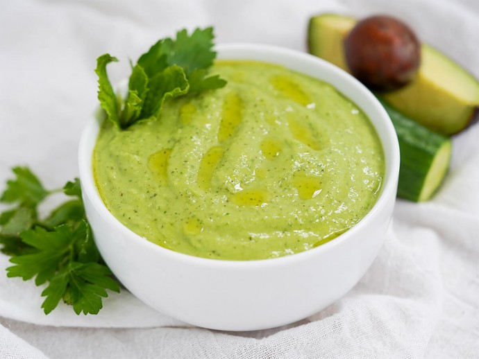 Cucumber Avocado Gazpacho (Green Gazpacho)