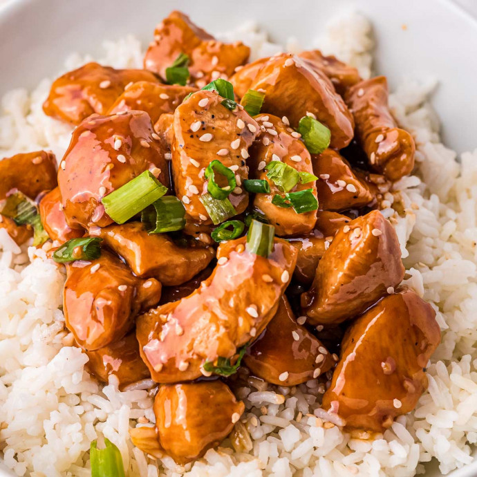 Easy Bourbon Chicken