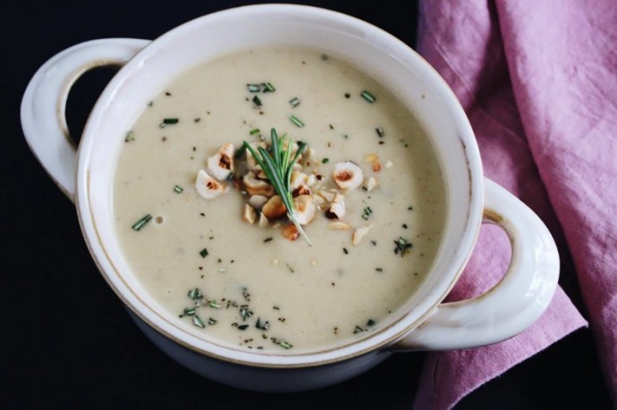 Hazelnut Parsnip Soup