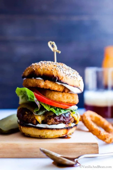 Summer BBQ Chickpea Veggie Burgers