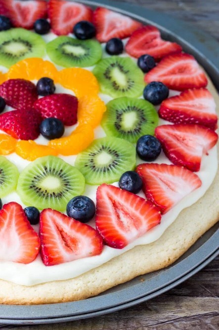 Sugar Cookie Fruit Pizza Sugar Cookie Fruit Pizza