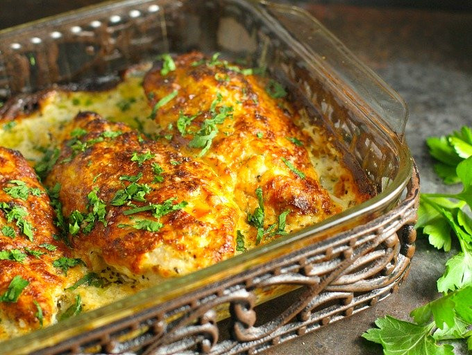 Smothered Cheesy Sour Cream Chicken — Recipes