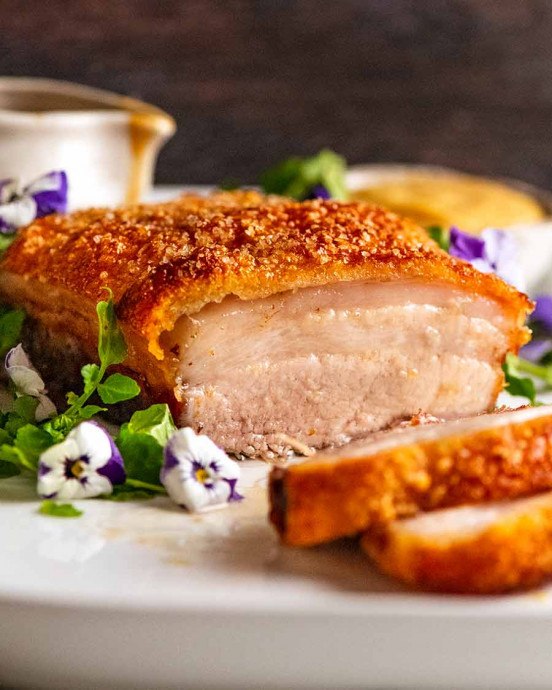 Slow-Roasted Crispy Pork Belly