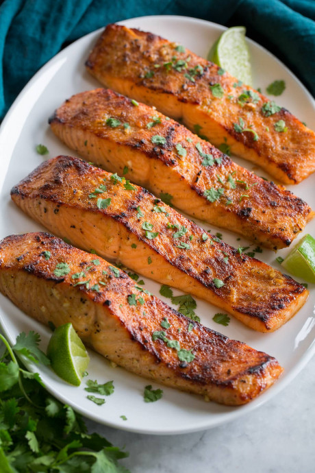 Broiled Salmon