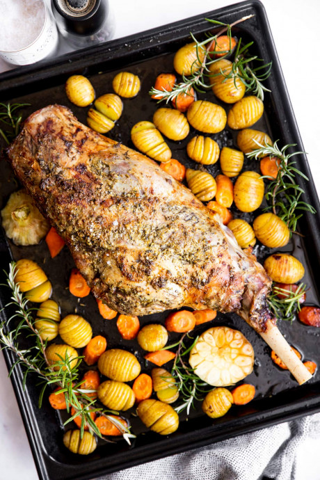 Oven Roasted Leg of Lamb