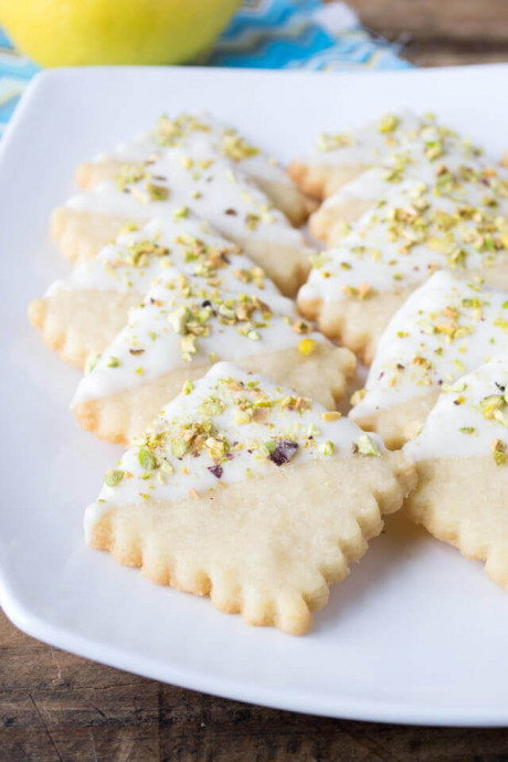 Lemon Shortbread Cookies