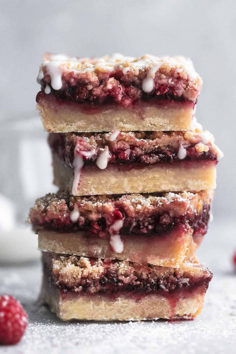 Raspberry Crumb Bars