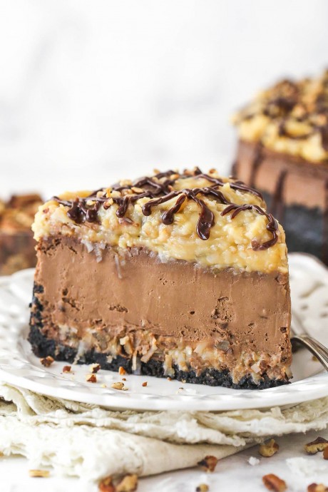 German Chocolate Cheesecake