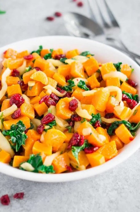 Roasted Butternut Squash and Apples