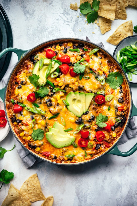 Vegetarian Taco Skillet