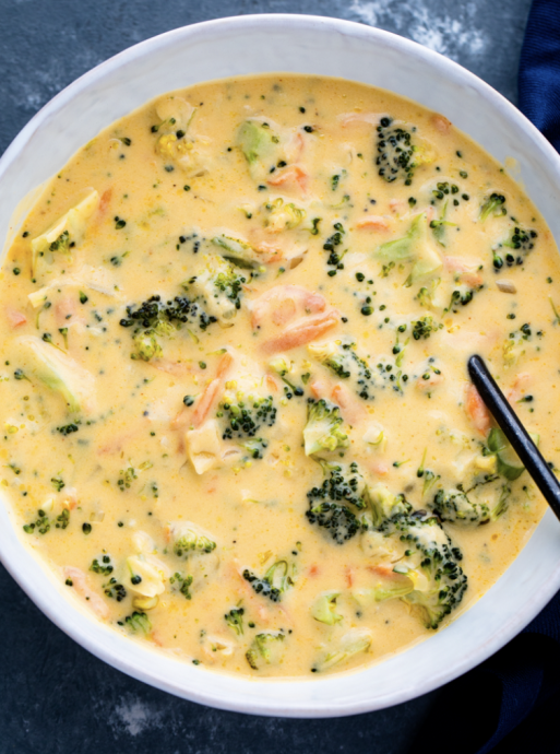 30 Minute Broccoli Cheddar Soup