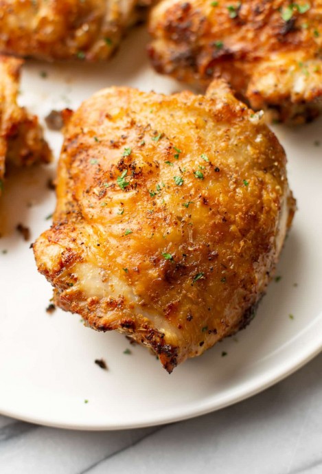 Crispy Air Fryer Chicken Thighs