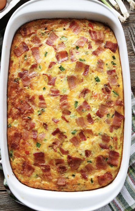 Bacon, Potato, and Egg Casserole