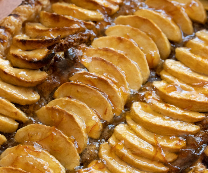 Apple Tart With Hazelnut Frangipane