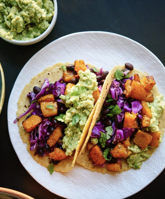 Roasted Butternut Squash Tacos