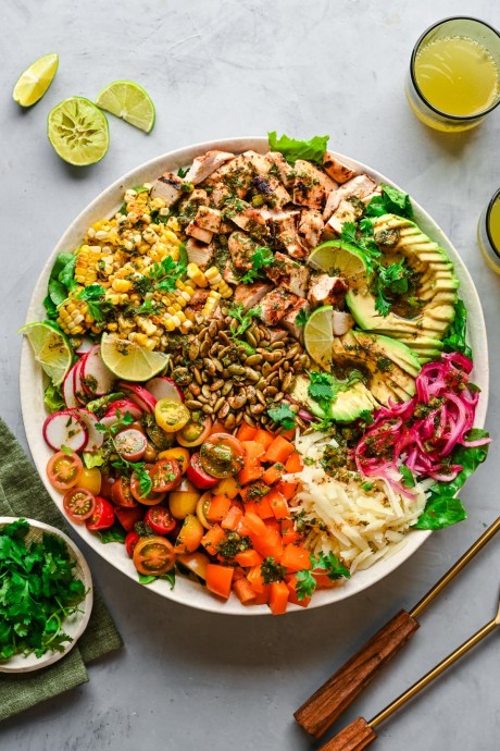 Southwest Chicken Salad with Homemade Dressing