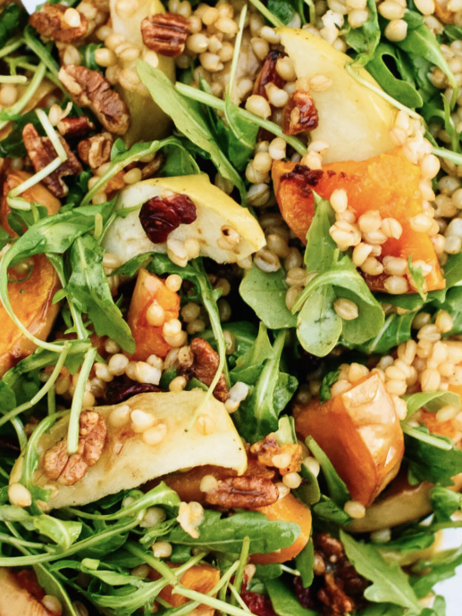 Hearty Roasted Butternut Squash & Apple Salad