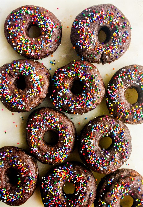 Glazed Chocolate Donuts