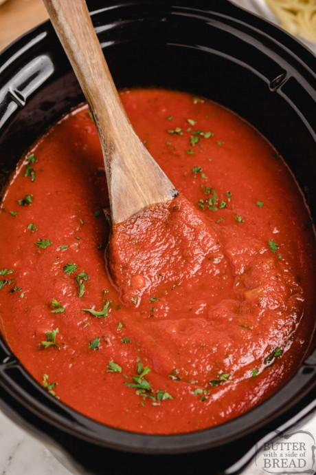 Crockpot Spaghetti Sauce