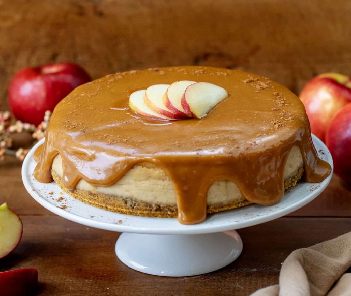 Apple Cider Cheesecake