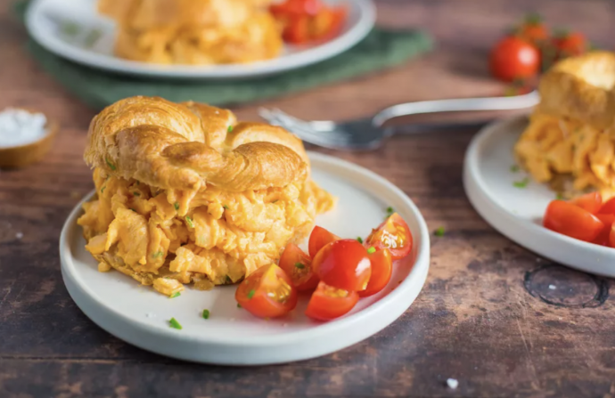 Scrambled Egg Croissant Sandwiches