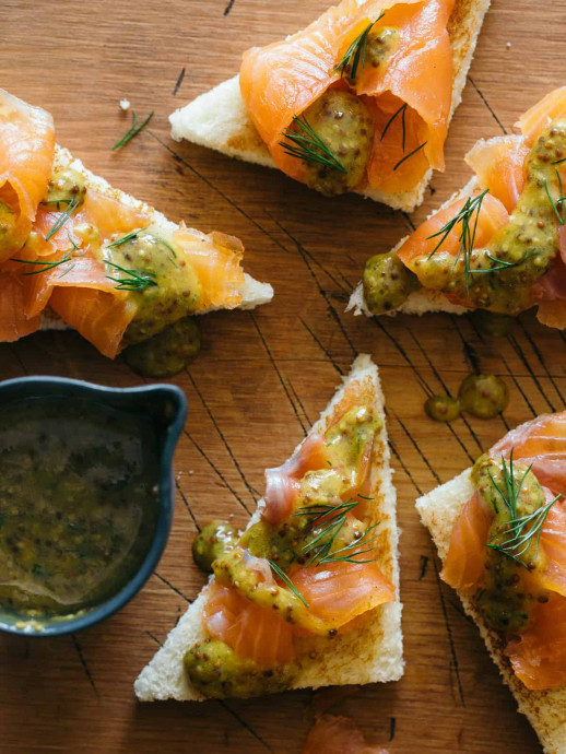 Diy Gravlax With A Whole Grain Mustard Sauce