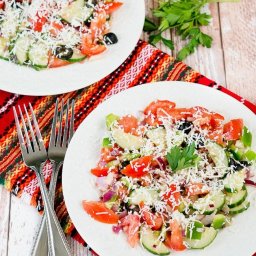 Shopska Salad (Bulgarian Salad)