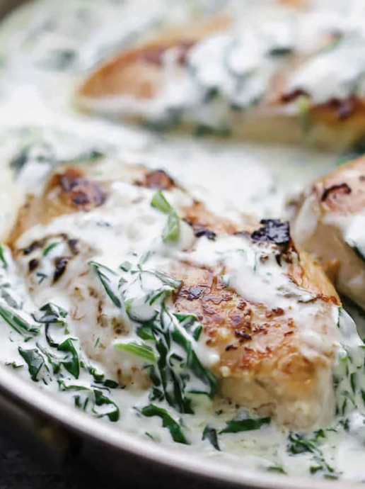 Creamy Chicken Florentine