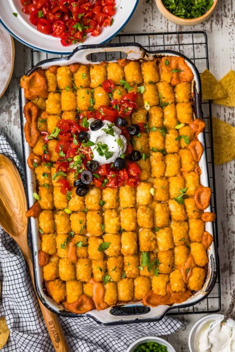 Mexican Tater Tot Casserole