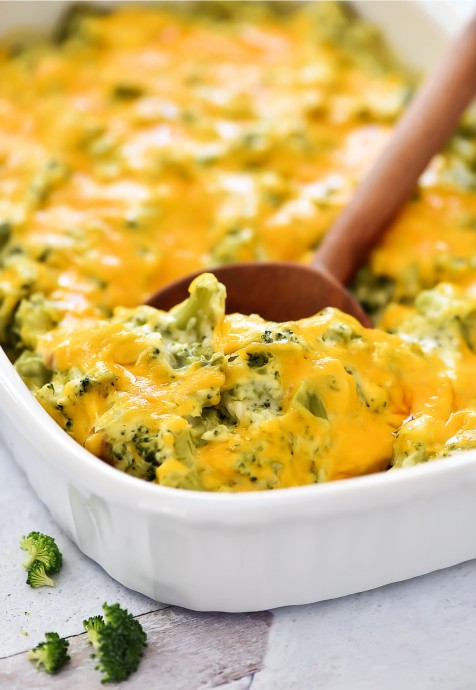 Easy 3-Ingredient Broccoli Cheese Casserole Recipe