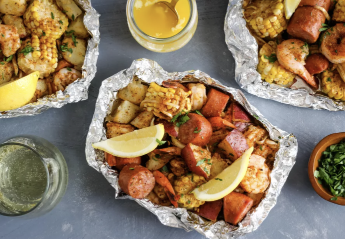 Shrimp Boil Foil Packs