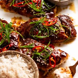 Asian Glazed Baked Barramundi recipe