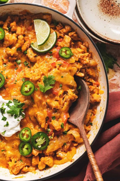 Mexican Chicken and Rice Casserole