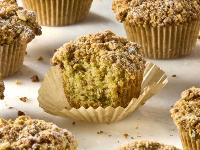 Pistachio Crunch Muffins