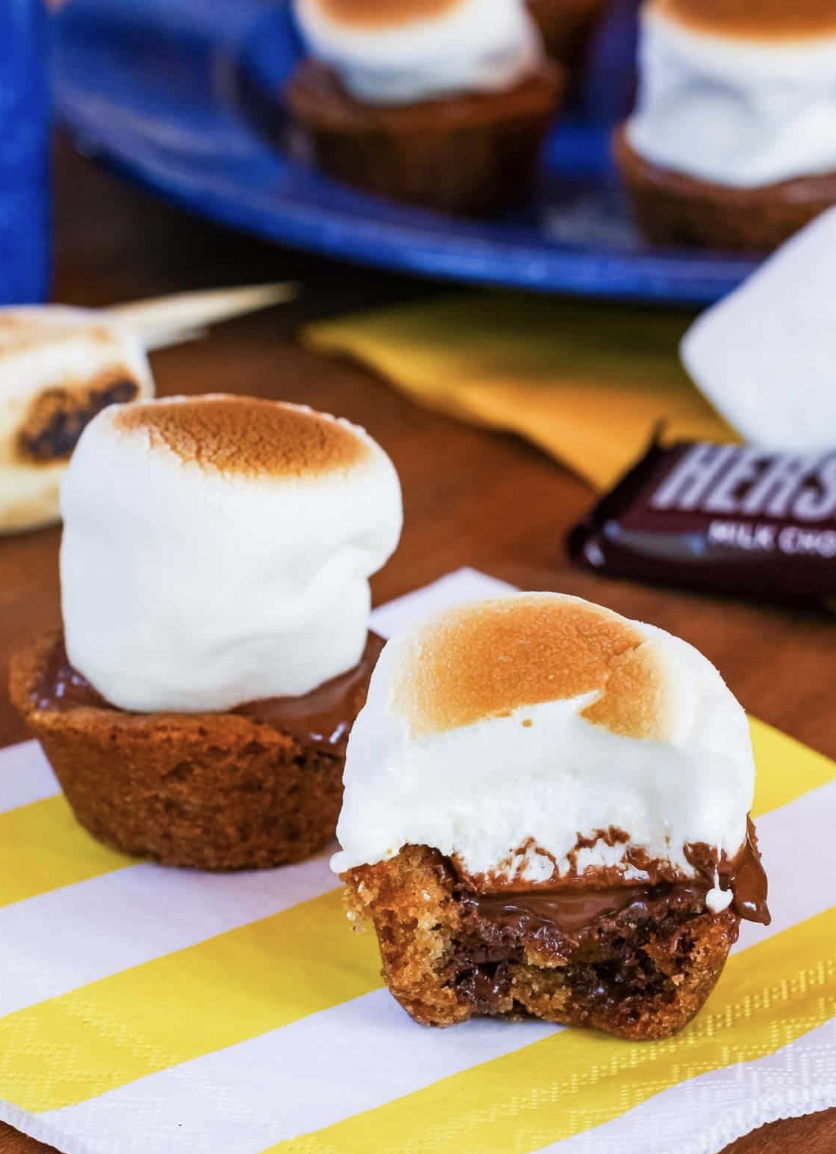 S’Mores Cookie Cups — Recipes